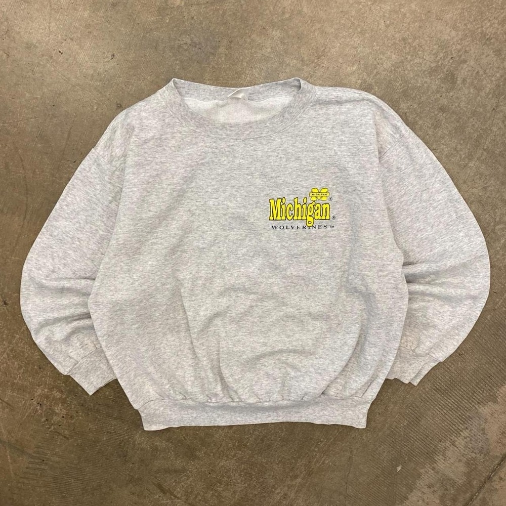 Vintage University of Michigan Wolverines 90s College Ann Arbor Sweatshirt XL